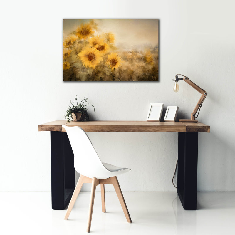 Toile rouge «Red Sun» par Ashley Bradley