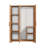 Atlantic Pine Wardrobe with Numerous Shelves, 47.2 x 74.4 x 18.9 Inches | 100% Melamine Coated Particle Board, 0.7 Inch Thickness | PVC Edge Banding, MDF Handles, Wall-Fixable, Abstract Geometric Design, Extra Storage Space
