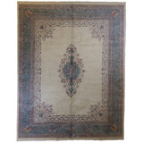 Global Rug One-of-a-Kind Hand-Knotted Kerman 12'1" x 15'4" Wool Area Rug