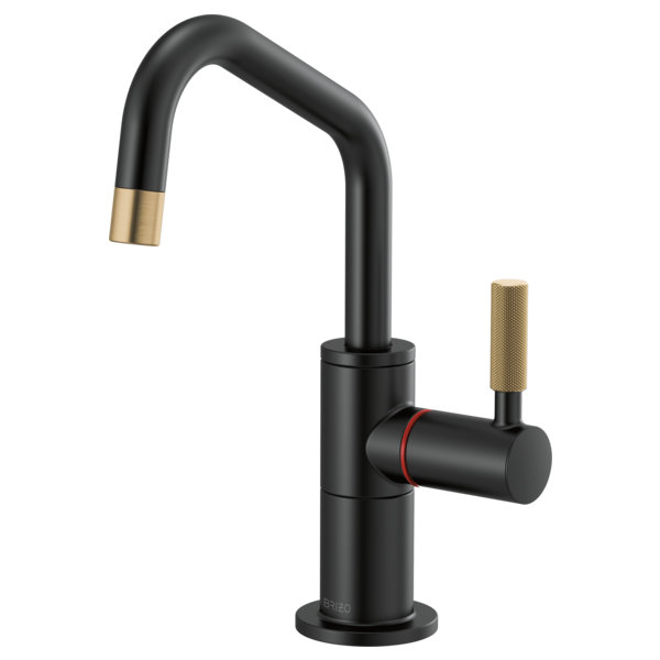Litze® Instant Hot Faucet with Square Spout and Knurled Handle