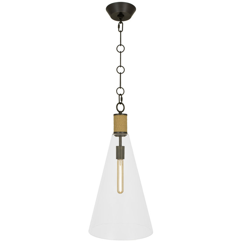 Hatteras 1 - Light Cone Pendant, Deep Patina Bronze