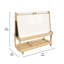 Centre d'art mobile en bois Bright Bright Beginnings pour 4 personnes avec tablette de rangement inférieure