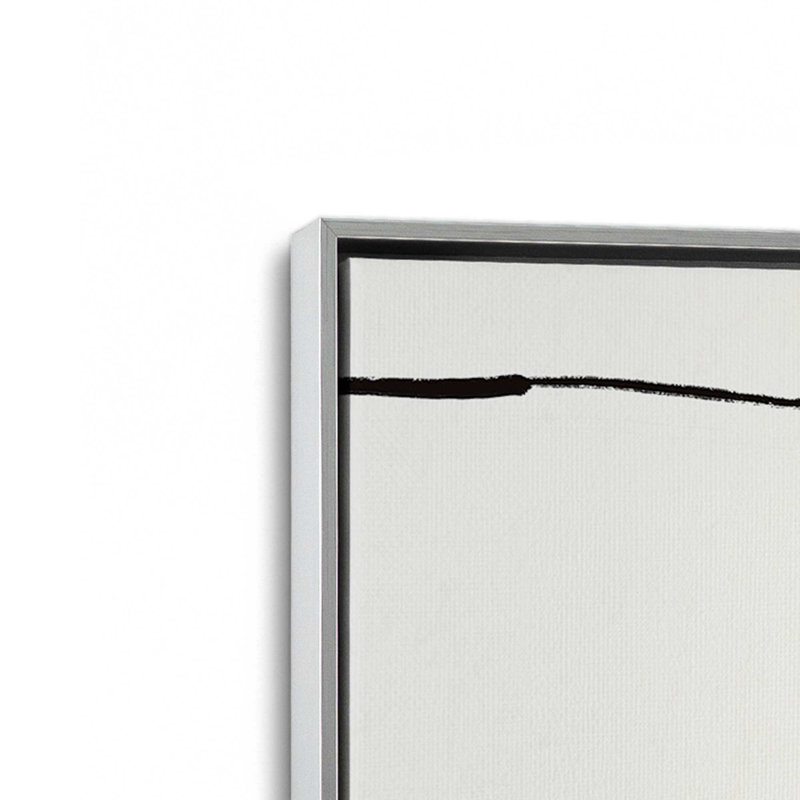 «Stance» par Anne Tavoletti, reproduction d'art, H 16 po x l 12 po, Floater Frame, Argent argent