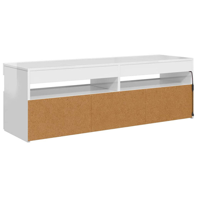 vidaXL TV Stand Sideboard Entertainment Center Media Unit with LED Lights
