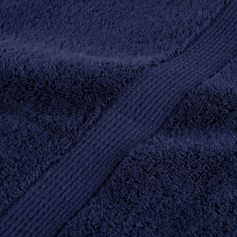 Nerte 100% Cotton Hand Towel, 100cm L x 50cm W, Marine Blue