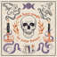 «Spooky Symbols IV Light» par Janelle Penner - reproduction d'art sur toile tendue-1033810161-1033810175-1025092535