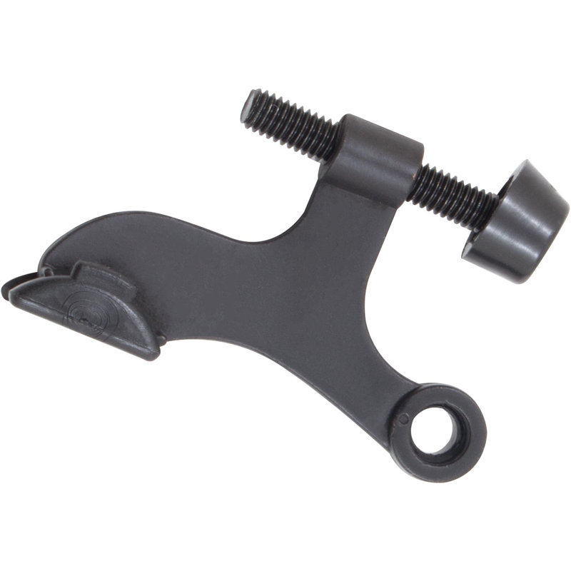 Zinc Hinge Pin Stop, Matte Black