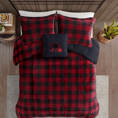 Édredon double / grand avec bourre et tissu avant tendance