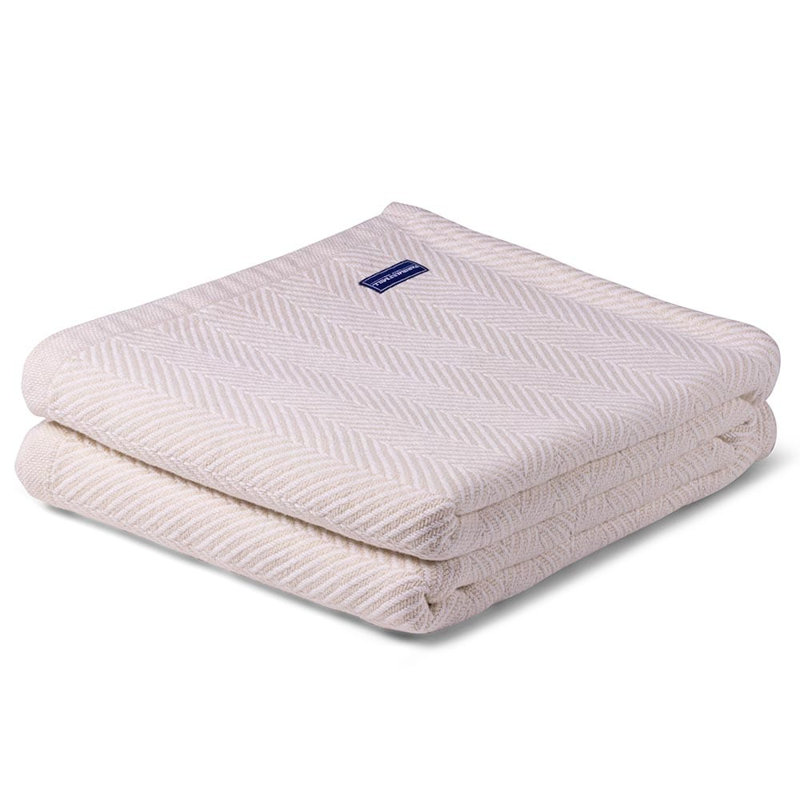 Couverture en coton Coastal Madison, 80 po x 96 po, Rose