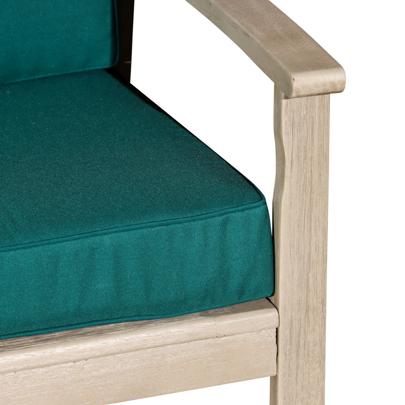 Eucalyptus, coussins foncés, finition élégante en bois flotté gris et coussins pour la détente, Gris, Beige