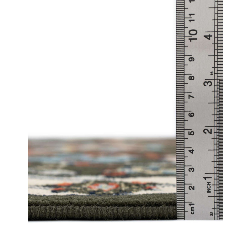 Britannia Floral Indoor Rug, Round 8'
