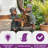 30.7"H Boy and Girl LED Outdoor Fountain Weather-Resistant Polyresin Statue Décor