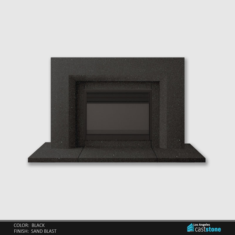 Miami (Black) Fireplace Surround