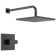 Modern Raincan Square Single-Function Shower Faucet Set, Valve Trim Kit, Rainfall Shower Head