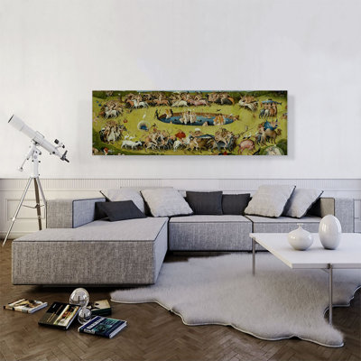 " The Garden Of Earthly Delights Center Detail " by Hieronymus Bosch Painting Print