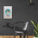 «Two Fox 2» par Makiko, art en verre acrylique Wal