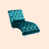 Velours bleu sarcelle