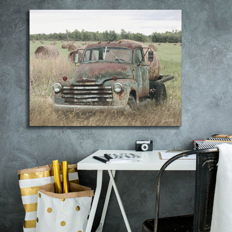 Toile épique Graffiti «Hay Harvest» par Lori Deiter, 34 po x 26 po