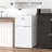 HomCom 3.2 Cubic Feet Portable Freestanding Mini Fridge with Freezer-99187429