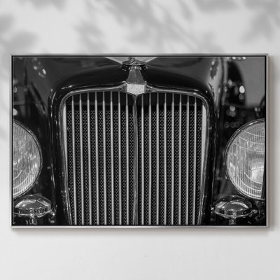 Toile tendue avec châssis de qualité supérieure Vroom II - prête à être accrochée