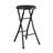 Upholstered Counter Stool with Steel Frame