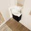 Petit meuble-lavabo pour salle de bain de 16 po avec portes à fermeture douce et finition châtaignier noir-1228806365