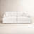 Lucia 92.5'' Slipcovered Sofa-251210635