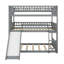 Triple Bed With Built-In Ladder,Slide And Guardrails-406409365