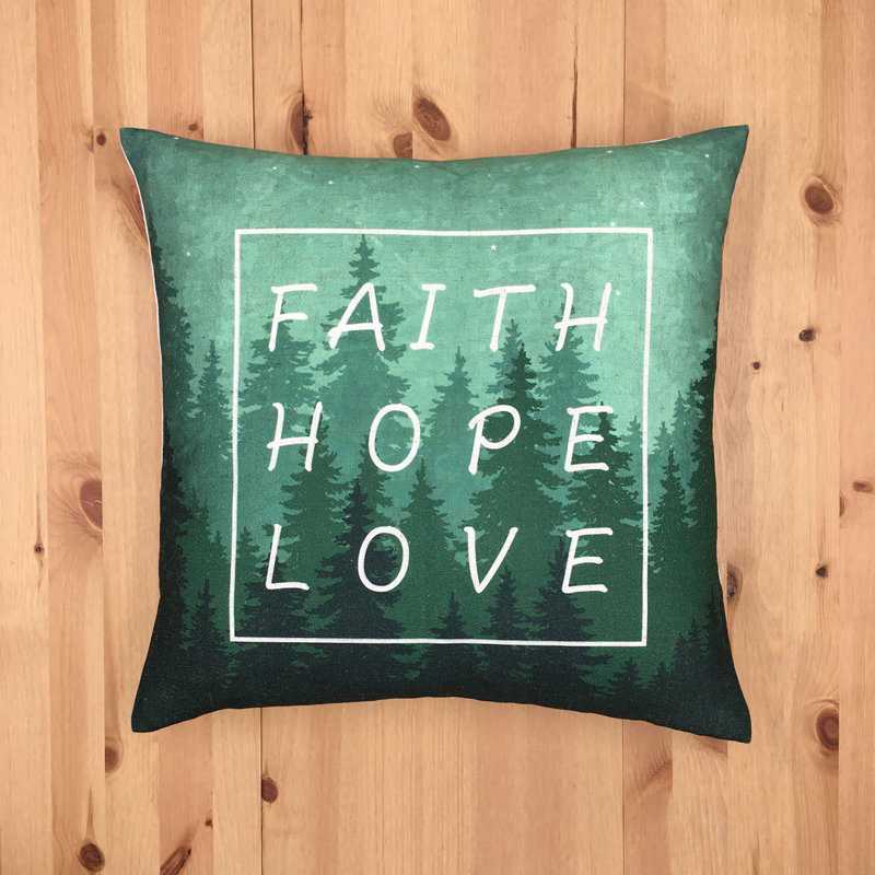 Housse de coussin en lin Rocky Moutain