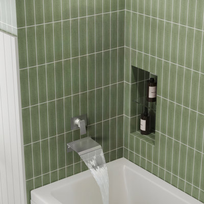 Robinet de baignoire romaine à une poignée