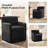 Gosselin Modern Storage Dining Chair with Casters-1443727742