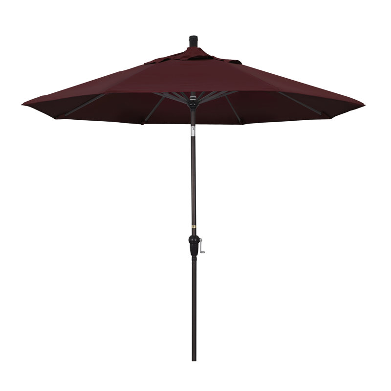 Parasol de marché 9 pi x 9 pi Austan, Bourgogne performance toile