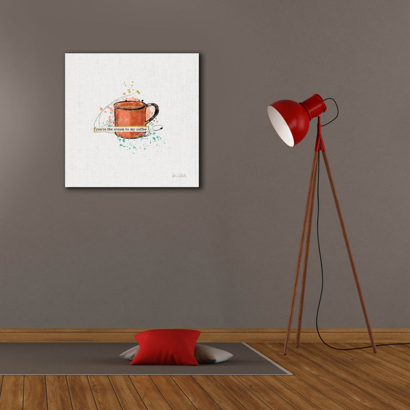 Art mural sur toile «Thoughtful Perk 4» par Katie pertiet, H 26 po x l 26 po x P 1,5 po