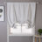 Antonino Linen Textured Blackout Tie Up Curtains Double Layer Thermal Insulated Lined Balloon Roman Shade-794267307-714693489