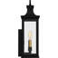 Lanterne murale d'extérieur 1 lumière noire mate Tauri