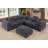Wartow 6-Piece Upholstered Corner Sectional with Reversible Ottoman-784384496