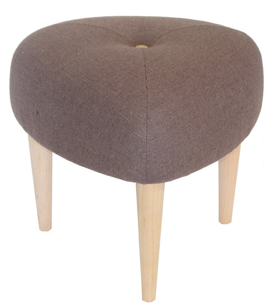 Solid + Manufactured Wood Accent Stool, Brown