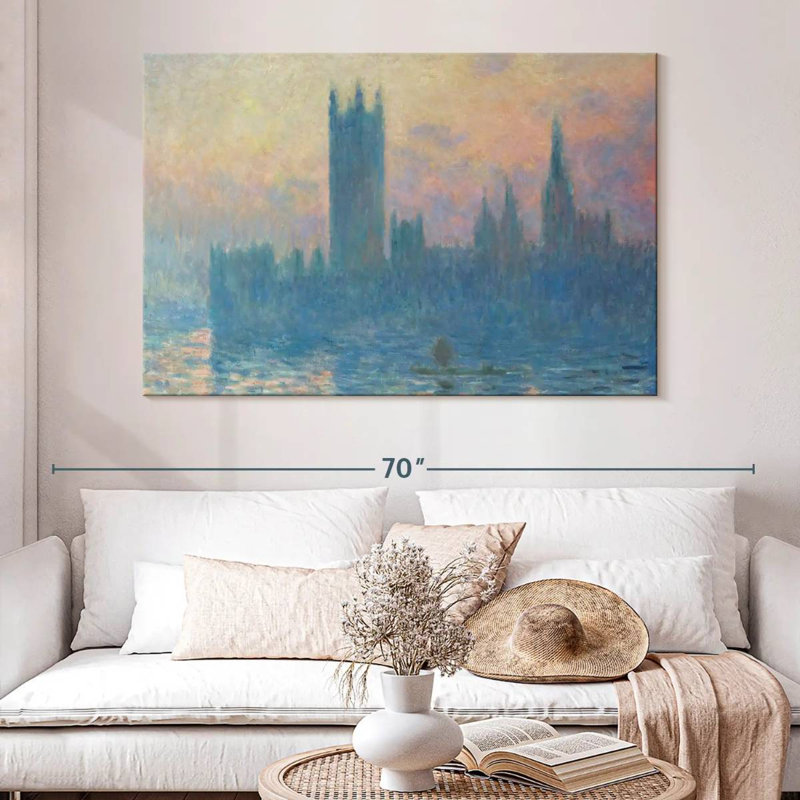 Sebbie The Houses Of Parliament Sunset, 34" H x 51" W
