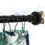Tringle de douche robuste, tringle de rideau de douche réglable, extensible 47-84 pouces, tringle de douche à fixation permanente, acier inoxydable antirouille pour rideau de fenêtre et garde-robe