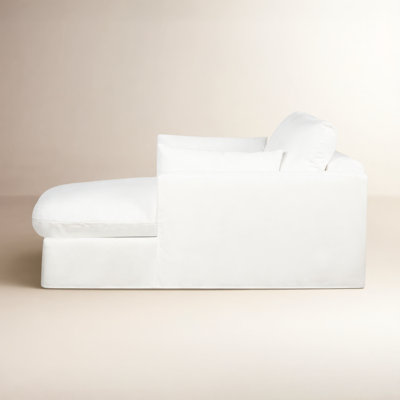 Luna Slipcovered Chaise