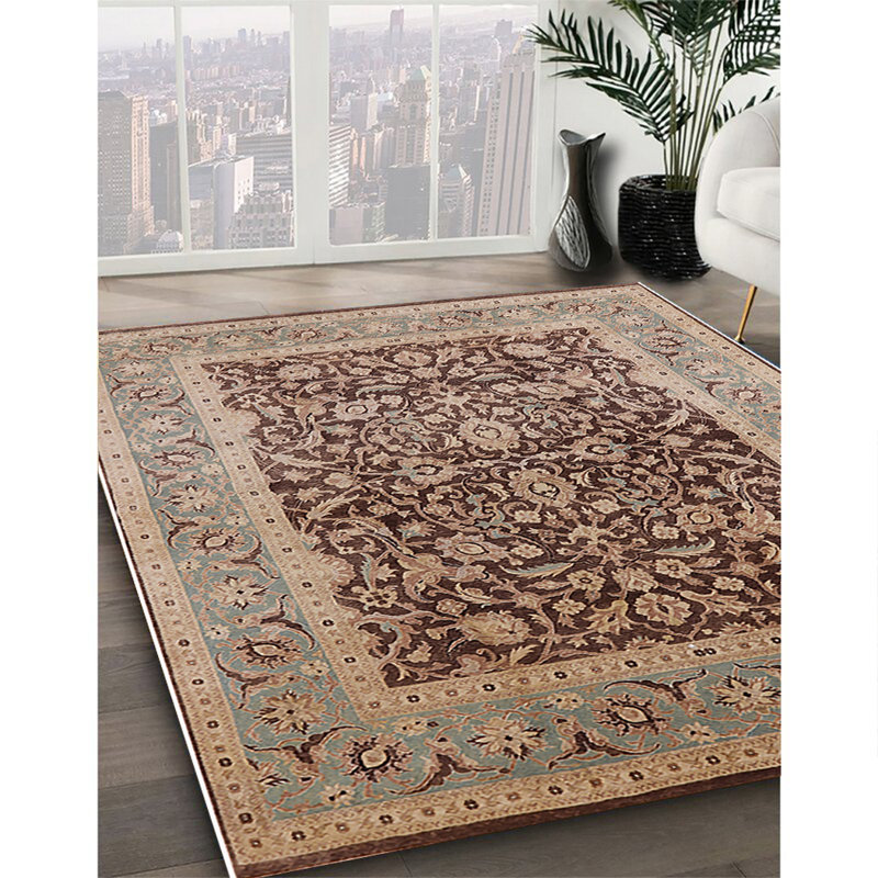 21_100% Tapis lavable à la machine de style moderne 903, Rectangle 7 pi x 10 pi