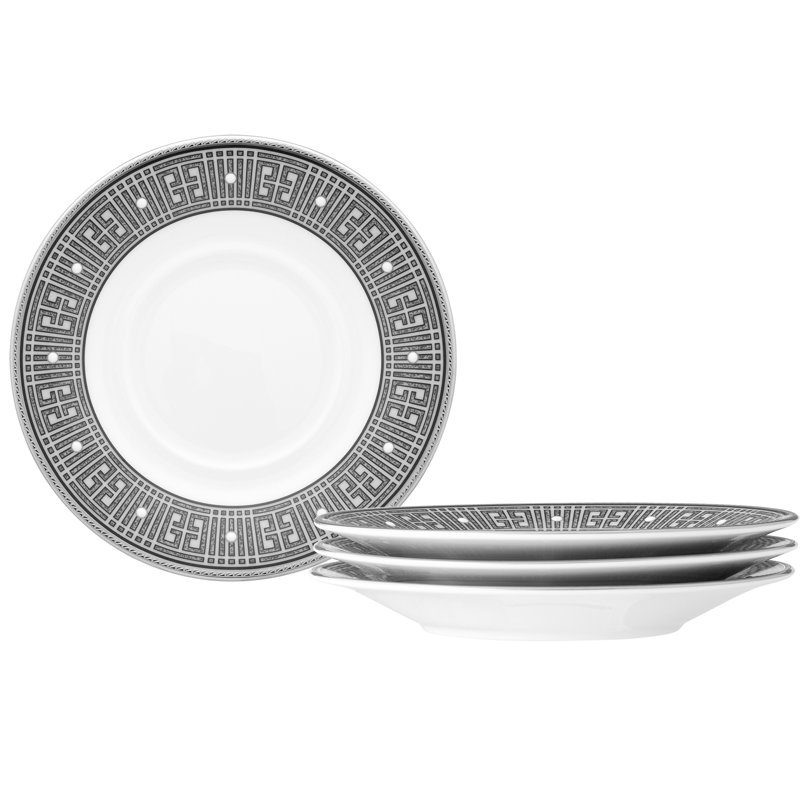 Soucoupes Noritake Infinity, 6 po, Graphite