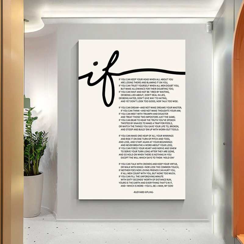 1 Piece Wrapped Canvas Wall Art