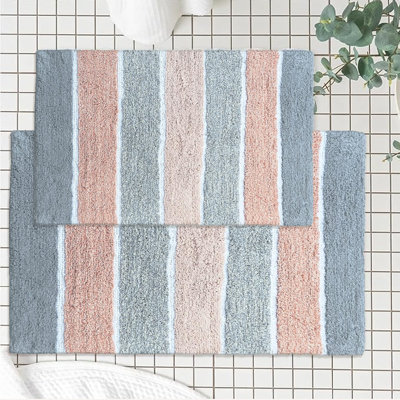 Cervantes 100% Cotton Non-Slip Bath Rug