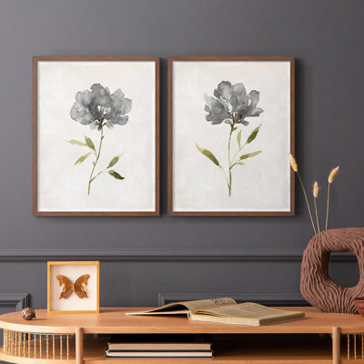 «Botanical Beauty I», reproduction encadrée de qualité supérieure - prête à être accrochée - aucun clou requis - aucun clou requis