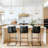 Labonte 1 - Light Mini Cage Pendant Light Seeded Globe Glass