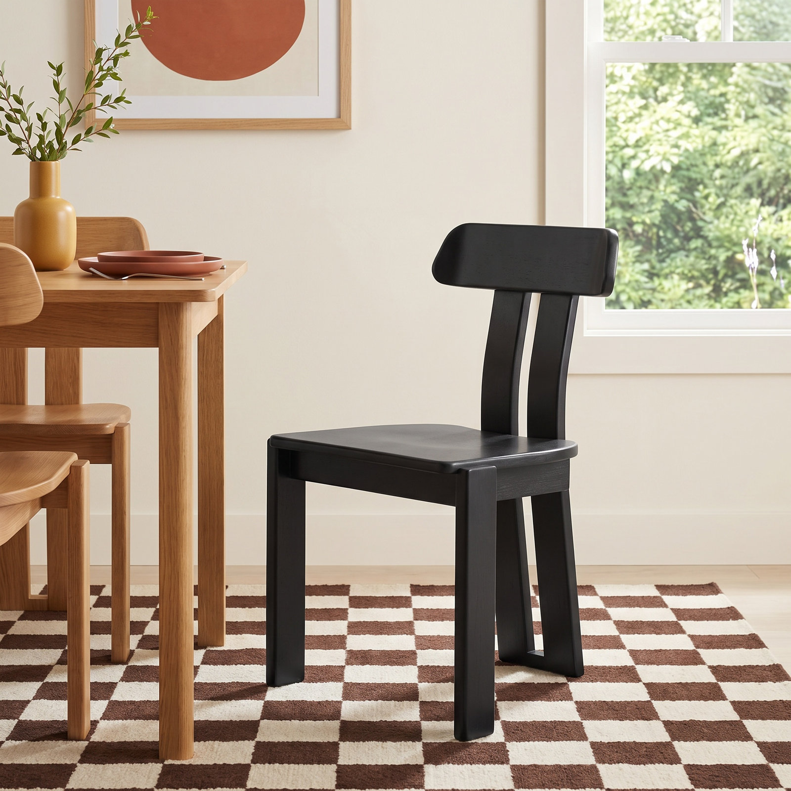 Jahmal Dining Chair, Black