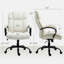 Fauteuil de direction confortable en tissu avec accoudoirs rembourrés, conception ergonomique et roues pivotantes pour le bureau-1724196957