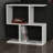 Barbara Side Table Modern 2-Tier Design with Storage Compartments-32302008