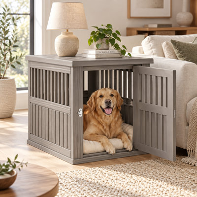 Pet Crate with Lockable Gate
